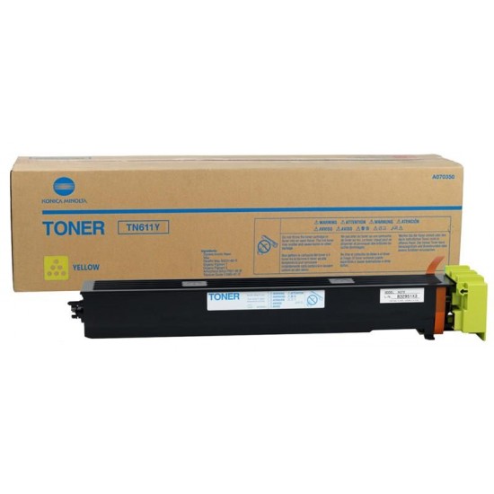 Konica Minolta TN-611 (Bizhub C451-C550-C650) Orijinal Toner - Y