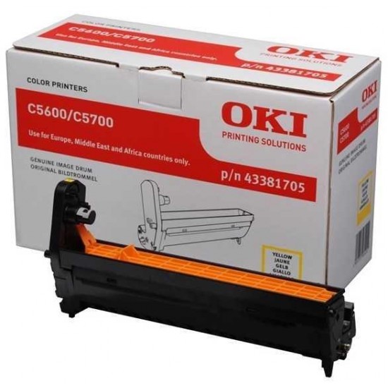 Oki C5600-43381705 Orijinal Sarı Drum Ünitesi