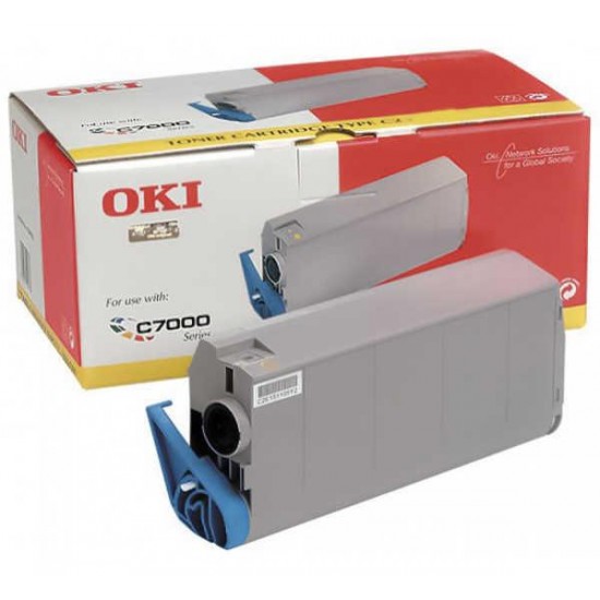 Oki C7200-41304285 Sarı Orijinal Toner