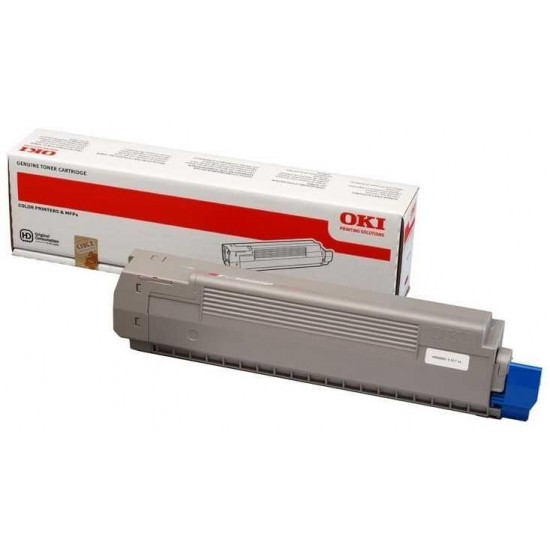 Oki C801-44643007 Mavi Orijinal Toner