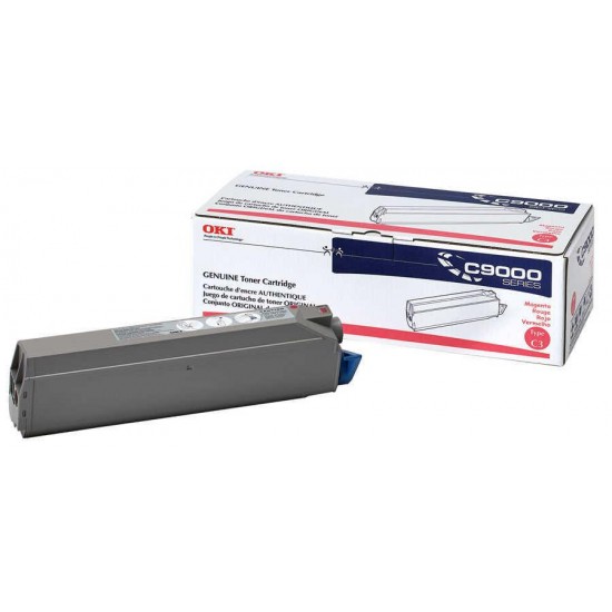 Oki C9200-41515290 Kırmızı Orijinal Toner