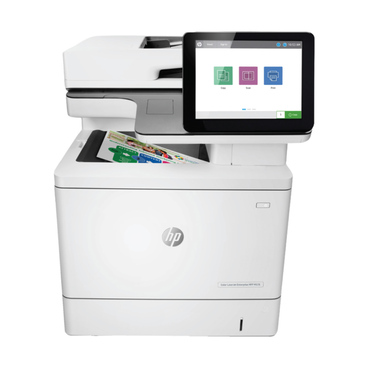 COLOR-LASERJET-ENT-M578DN HP COLOR LASERJET ENT M578DN Renkli Lazer Yazıcı + Çok Fonksiyonlu - Görsel 1